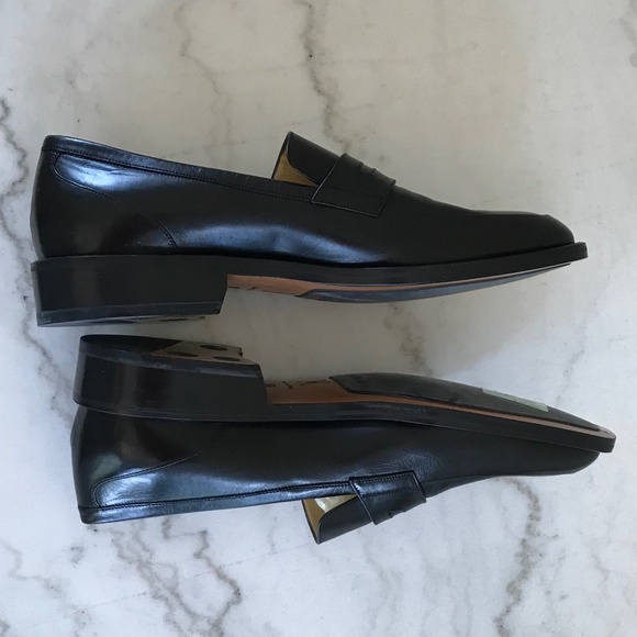 NWOT COLE HAAN BLACK LEATHER PENNY LOAFER - Picture 7 of 10